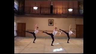 Vaganova Ballet Academy Adagio class BYBregvadze 2002 Moskvito Lobukhin Garon [upl. by Loredana]