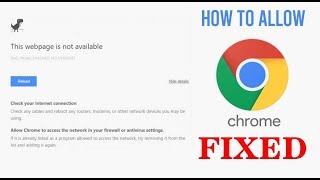 How to allow Chrome to access the network in your firewall or antivirus settings [upl. by Melan946]