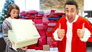 OPENING CHRISTMAS PRESENTS 2019 SURPRISE GIFT PRANK [upl. by Adall328]