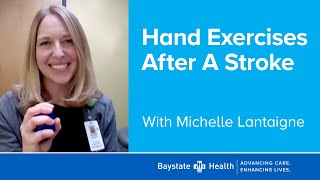 Stroke Rehab at Home Hand Therapy Exercises [upl. by Ahsienahs]