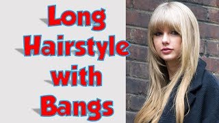 40 BEST Long Hairstyle with Bangs for Women [upl. by Katherine482]