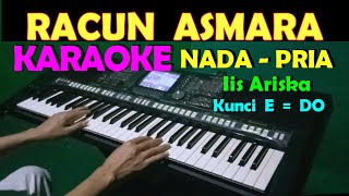 RACUN ASMARA  Iis Ariska  KARAOKE NADA COWOKPRIA  LIRIKHD [upl. by Eillah877]