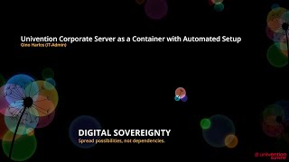 Univention Corporate Server as a Container with Automated Setup  Gino Harlos [upl. by Brady]