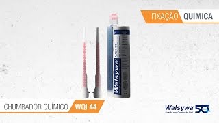 Fixação Química Chumbador Químico de Injeção WQI 44 [upl. by Nosdrahcir]