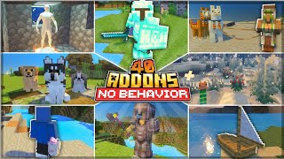 TOP 40 ADDON MCPE 119120 COCOK UNTUK SURVIVAL NO BEHAVIOUR [upl. by Llerral]