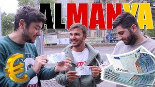 ALMANYADA 20 EURO İLE BİR GÜN GEÇİRMEK  KAÇAK TREN [upl. by Mundy]