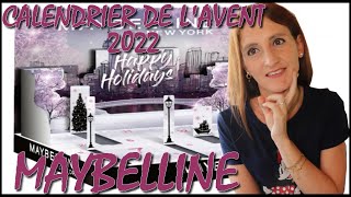 🎅CALENDRIER DE LAVENT 2022  MAYBELLINE  New York Wonderland ⚠SPOILER⚠ [upl. by Enajaras101]