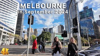 Experience Melbourne Australia in September 4K Video [upl. by Nothsa]