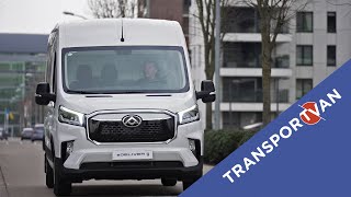 Maxus eDeliver9 meer dan 300 km autonomie  Passion4Vans 2022  Transport amp VAN TV 54 [upl. by Syhr535]