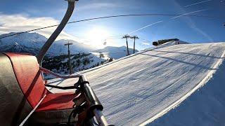 Conditions Enneigement 1 février à Saint Gervais Mont Blanc 4K [upl. by Kimon]