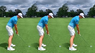 VIKTOR HOVLAND  GOLF SWING  SLOW MOTION [upl. by Flori]