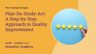 PlanDoStudyAct A StepbyStep Approach to Quality Improvement [upl. by Atinomar]