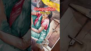 Composition fine Art’s Exam shortsvideo bfa female teastall artistic fineartinstitute [upl. by Cloutman6]