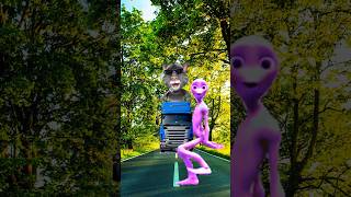 Dame to Cosita alien dance👽 Vs tTruck driver Feight🤣😁 rema funny funny vfx shorts [upl. by Wolk]