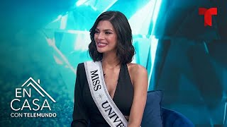 Sheynnis Palacios confiesa sus planes como Miss Universo  En Casa Con Telemundo [upl. by Rehpotisrhc]