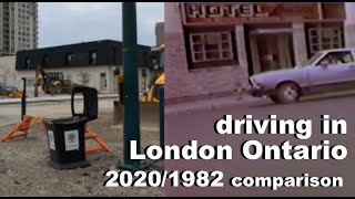 Driving In London Ontario 20201982 comparison [upl. by Nelli]