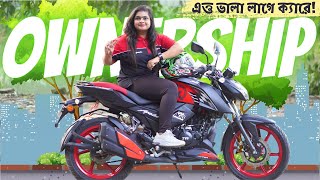 Short Term Ownership Review  TVS Apache RTR 4V FI ABS  Kazi Nourin [upl. by Cown]