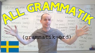 All svensk grammatik nästan grammatisk översikt SFI [upl. by Kenton]