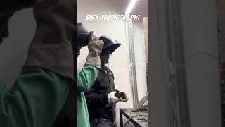 Stick Welding Tips Pt1 smaw welder instructor weld [upl. by Aryad]