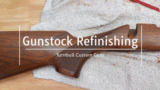 Rifle Stock Refinishing With Turnbull Custom Guns [upl. by Naerda]