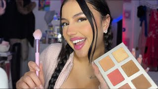 ASMR  🩷 Girl Who’s OBSESSED With You Does Your Makeup For A Date 🩷 whispers makeup application [upl. by Murrell]