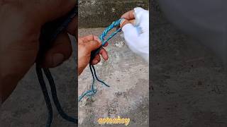 Do you know what this node is called shorts knot simpul tali tutorial cara method astoahoy [upl. by Nyladnor]