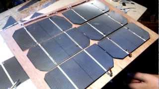 How to Connect Solar Cells with Bus Wire  Detailed Video  DIY solar panel project [upl. by Ytteb]