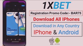 How To Download 1xbet App In iPhone iOS 2024 and Android Install 1xbet App On iPhone In Any Country [upl. by Aserahs]