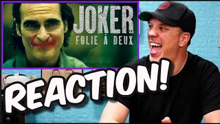 JOKER 2 FOLIE A DEUX Trailer REACTION  DC [upl. by Nnylrac641]