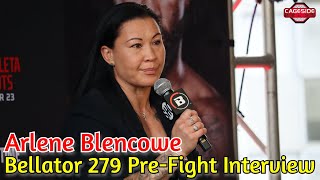 Arlene Blencowe Wasnt Expecting Call to Rematch Cyborg But Is Ready to Seize Moment  Bellator 279 [upl. by Ahsenac]