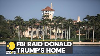 WION Fineprint Former US President Donald Trump says his Florida home quotunder siegequot  English News [upl. by Asirralc538]