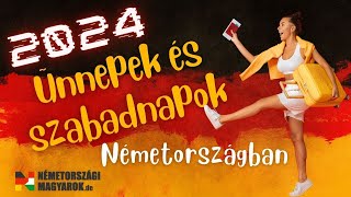 Munkaszüneti napok Németországban 2024 [upl. by Eceinehs]