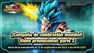 Dokkan Battle Campaña de celebración mundial Video promocional parte 2 [upl. by Denis]