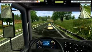 German Truck Simulator Gameplay First Job HD [upl. by Rella641]