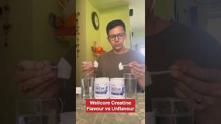 Wellcore Creatine Monohydrate Flavour amp Unflavour creatine supplements corefitlab shorts viral [upl. by Enorel]