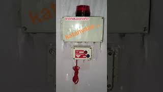 EMERGENCY PULL CORD ALARM DISABLED toilet Panic button OUTDOOR WIRELESS SIREN STROBO [upl. by Adnwahsat]