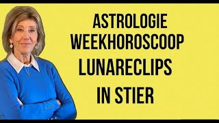 ASTROLOGIE WEEKHOROSCOOP 21 TOT 28 OKTOBER 2023 LUNARECLIPS IN STIER ASTROLOOG IRMA VAN DER WIJK [upl. by Scurlock213]