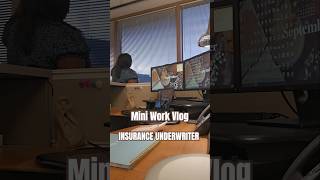 Work Vlog Underwriter worklife underwriting careeradvice lifestyle dayinmylife workingmom [upl. by Onairelav]