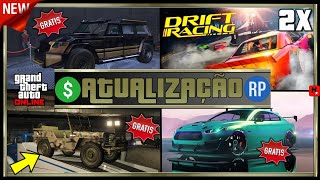 GTA Online Atualização 21032024  3 CARROS GRÁTIS 2XRP [upl. by Edia732]