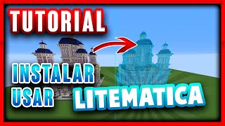 TUTORIAL COMO INSTALAR Y USAR LITEMATICA EN MINECRAFT [upl. by Jahdol]