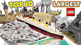 10 LARGEST LEGO SETS 2023 Edition [upl. by Bayard119]