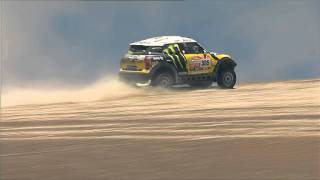 Dakar Stage 10  Roma Wins Stage Peterhansel Pulls Clear [upl. by Mellar643]