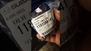 2015 Forester XT PCV valve [upl. by Yllib]