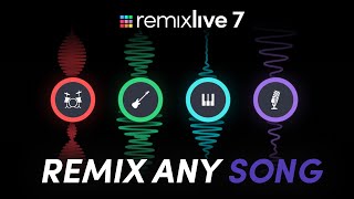 Extract stems with AI Remix I Remixlive 7 [upl. by Akcimehs]