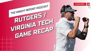 Pod 202 VirginiaTech Game Recap  Rutgers Scarlet Knights Football [upl. by Florenza132]