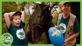 Dino Surprise Egg Hunt Explosive Adventure 🦖🦕 TRex Ranch Dinosaur Videos [upl. by Wakerly]