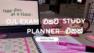 Exam study planner🗓️📊 OL කරන අයට තමයි විශේෂයි 💯📈 🧠 BhagyaDisanayaka studyvlog planner [upl. by Aletha]