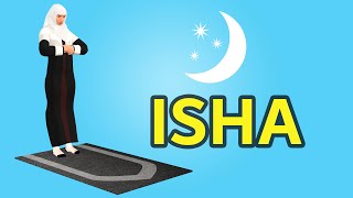 How to pray Isha for woman beginners  with Subtitle [upl. by Sarena559]