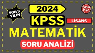 2024 KPSS Lisans Matematik Soru Analizi  2024 KPSS Matematik Soru Tahmini [upl. by Greer]