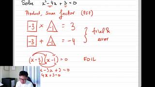 Solving Monic and Non Monic Trinomials [upl. by Junji]